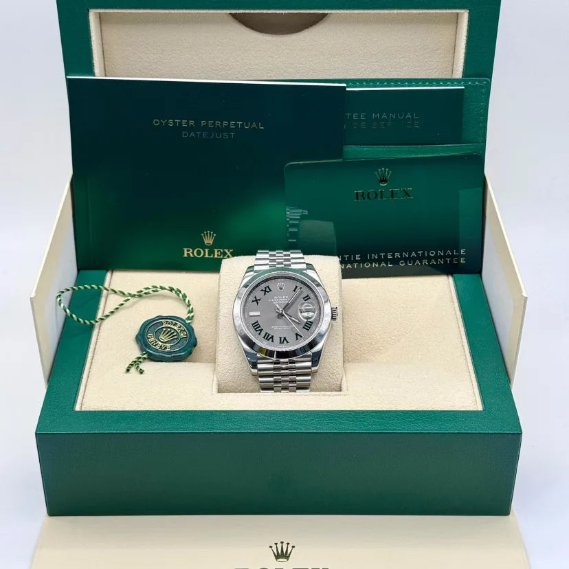 Rolex Datejust 41 Wimbledon Dial Oystersteel Jubilee