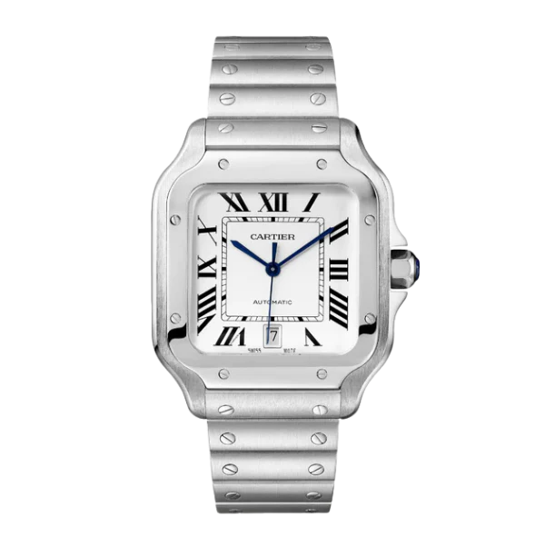 Cartier Santos Large White Dial