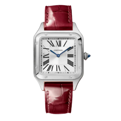 CARTIER SANTOS BORDEAUX SMALL MODEL