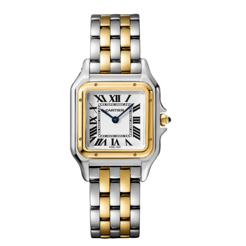 Cartier Panthère Two Tone White Dial 31 mm