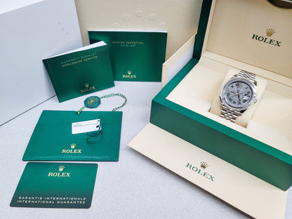 Rolex Datejust 41 Wimbledon Dial Oystersteel Jubilee