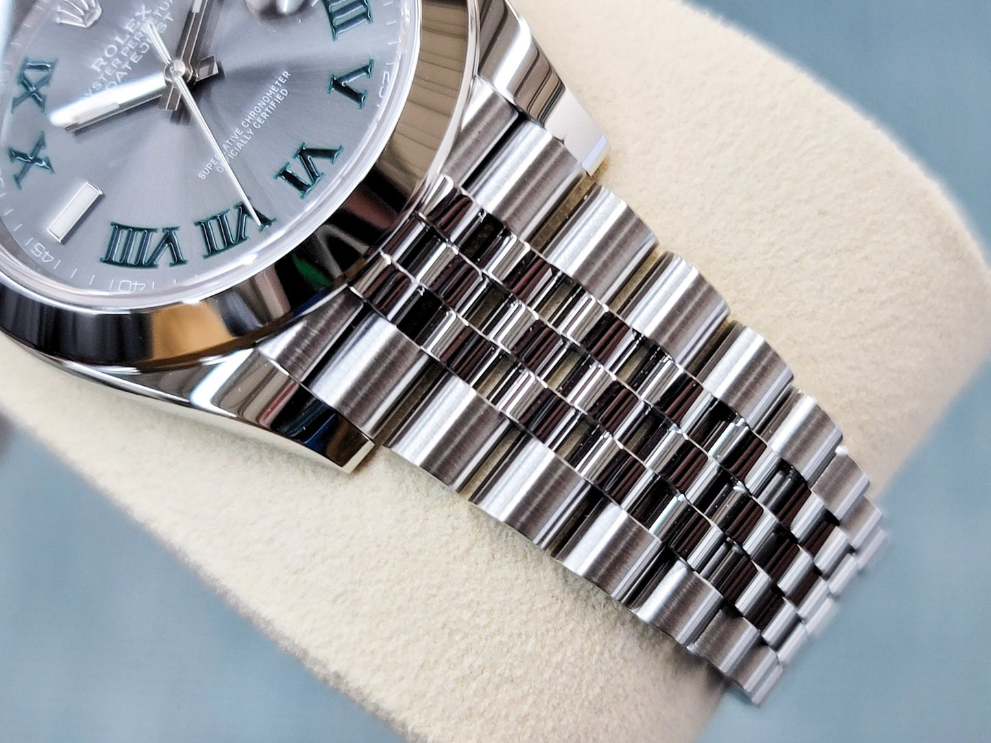 Rolex Datejust 41 Wimbledon Dial Oystersteel Jubilee