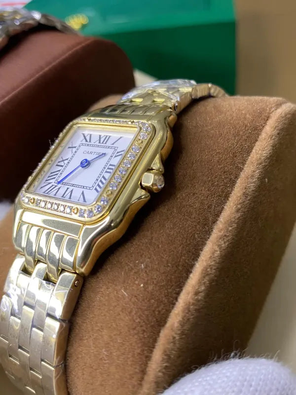 Cartier Panthère Full Gold White Dial 31 mm