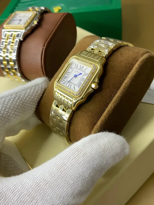 Cartier Panthère Full Gold White Dial 31 mm