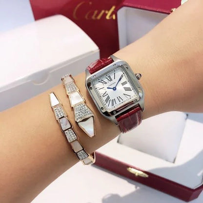 CARTIER SANTOS BORDEAUX SMALL MODEL